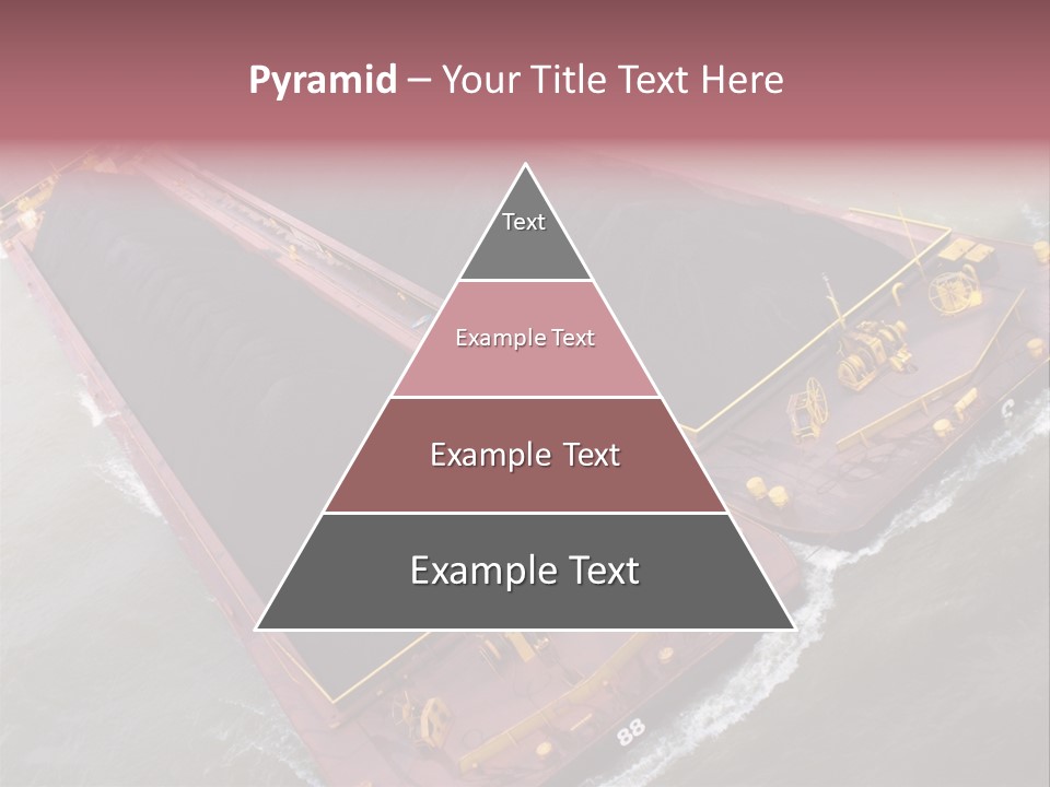 Load Tugboat Logistic PowerPoint Template