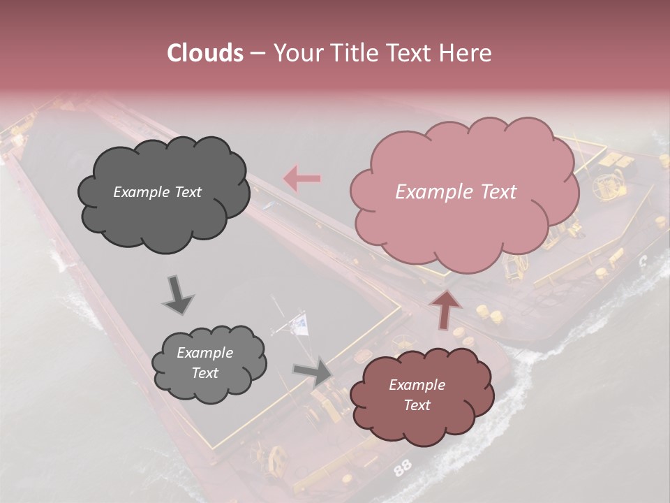 Load Tugboat Logistic PowerPoint Template