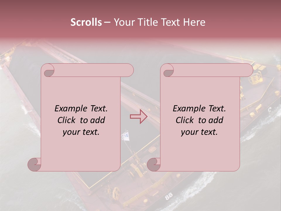 Load Tugboat Logistic PowerPoint Template