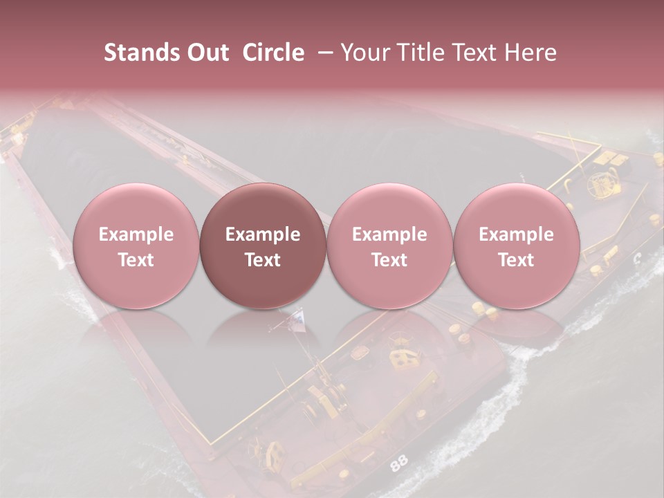 Load Tugboat Logistic PowerPoint Template