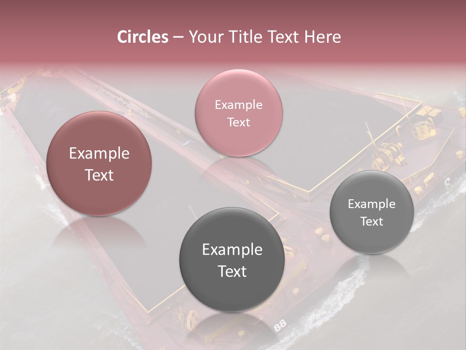 Load Tugboat Logistic PowerPoint Template