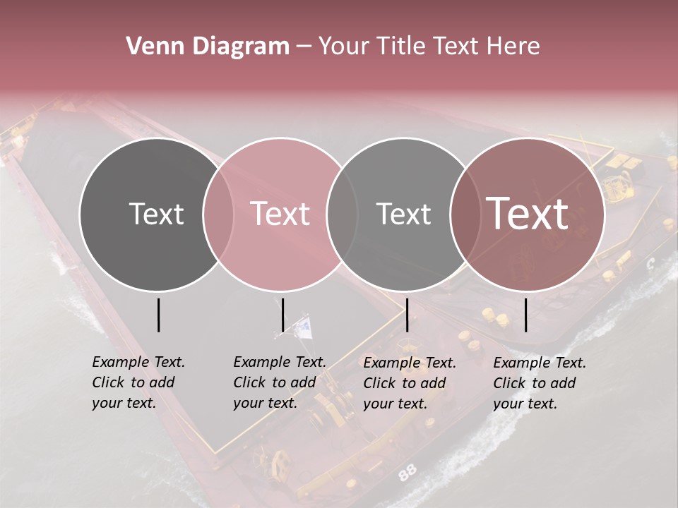 Load Tugboat Logistic PowerPoint Template