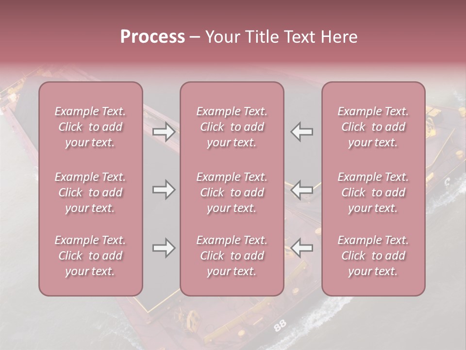 Load Tugboat Logistic PowerPoint Template