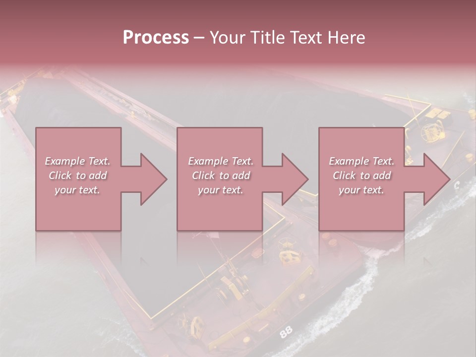 Load Tugboat Logistic PowerPoint Template