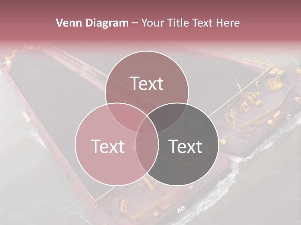 Load Tugboat Logistic PowerPoint Template