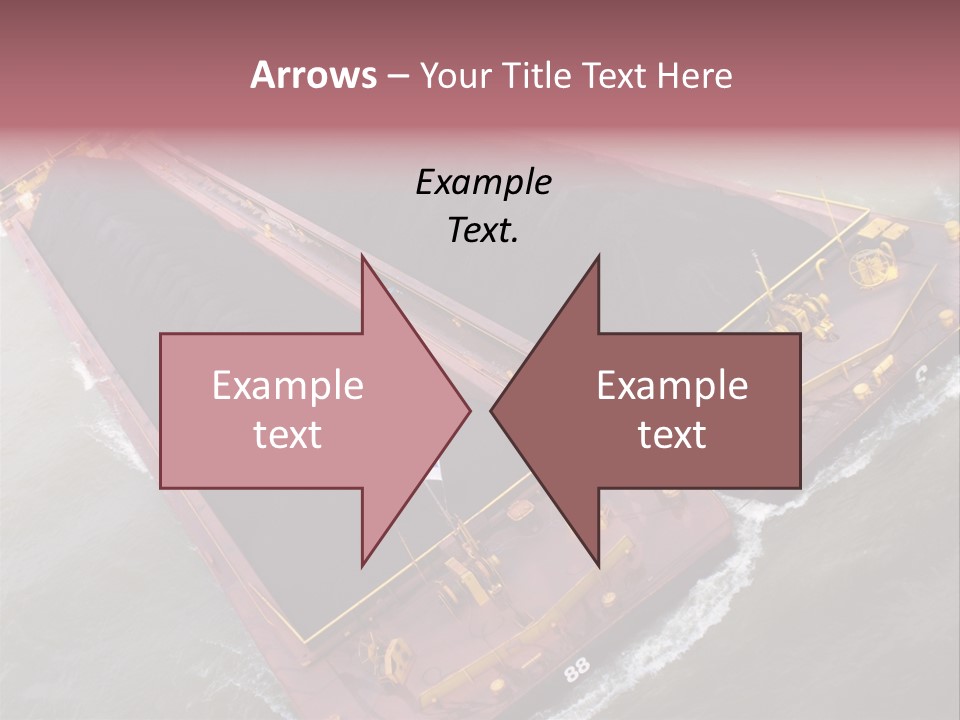 Load Tugboat Logistic PowerPoint Template