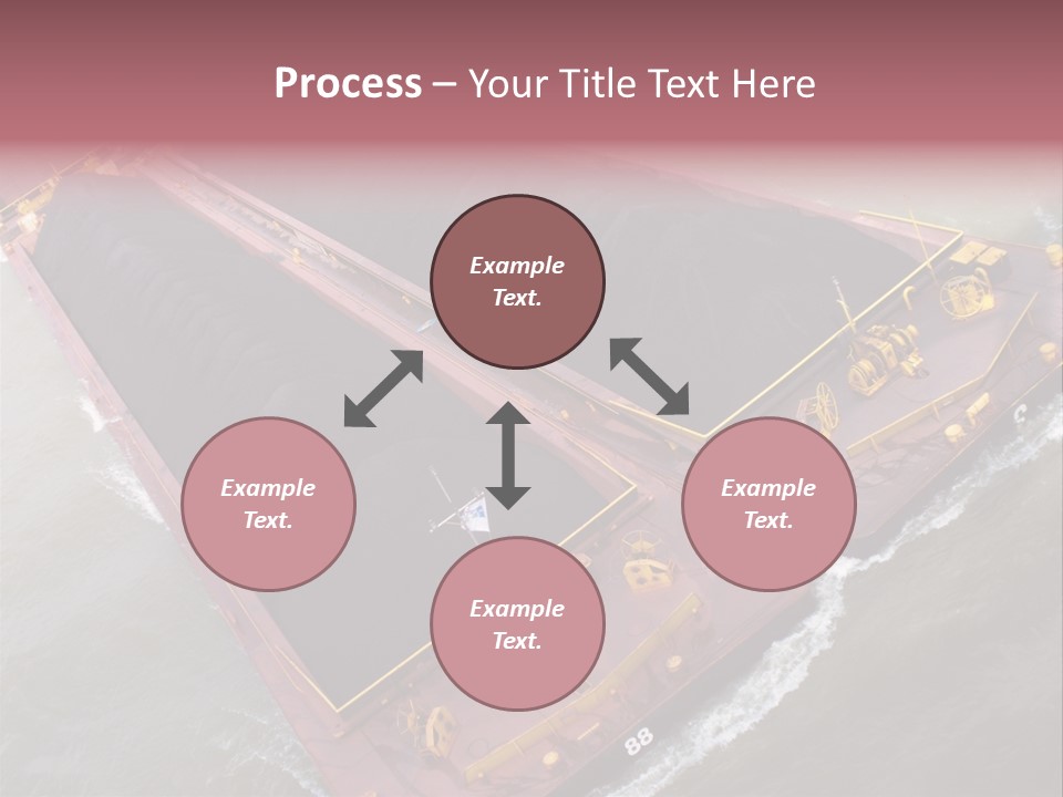 Load Tugboat Logistic PowerPoint Template