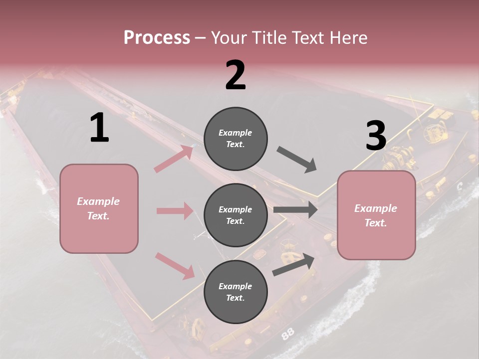 Load Tugboat Logistic PowerPoint Template
