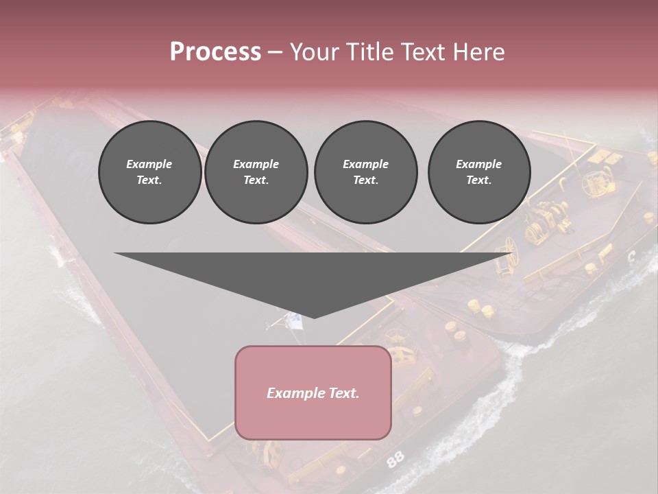 Load Tugboat Logistic PowerPoint Template