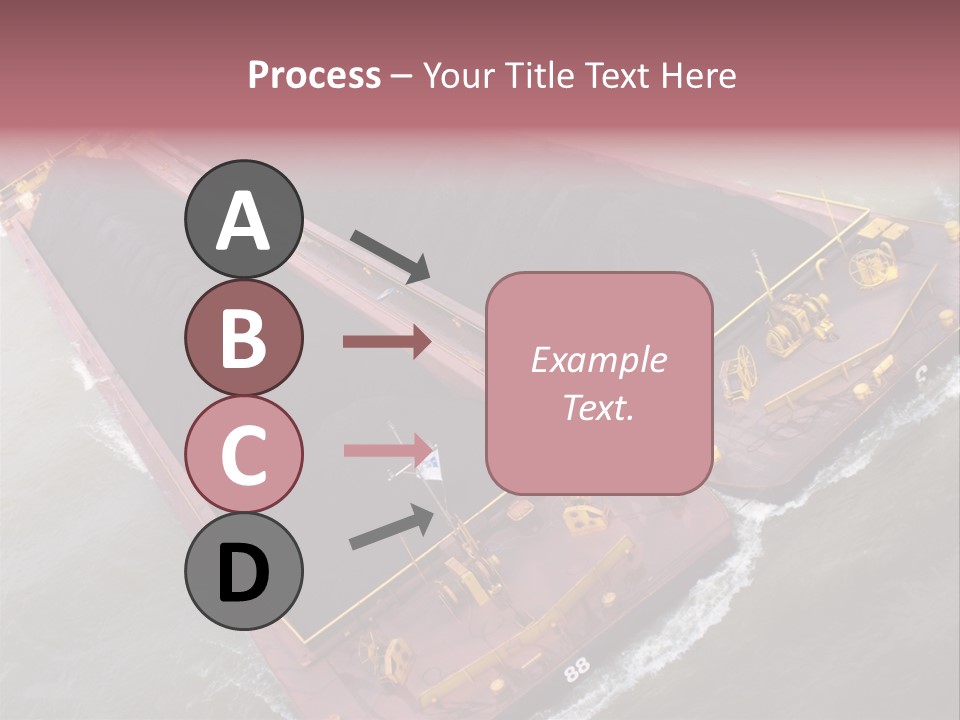 Load Tugboat Logistic PowerPoint Template