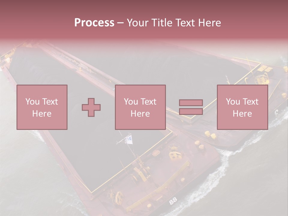 Load Tugboat Logistic PowerPoint Template