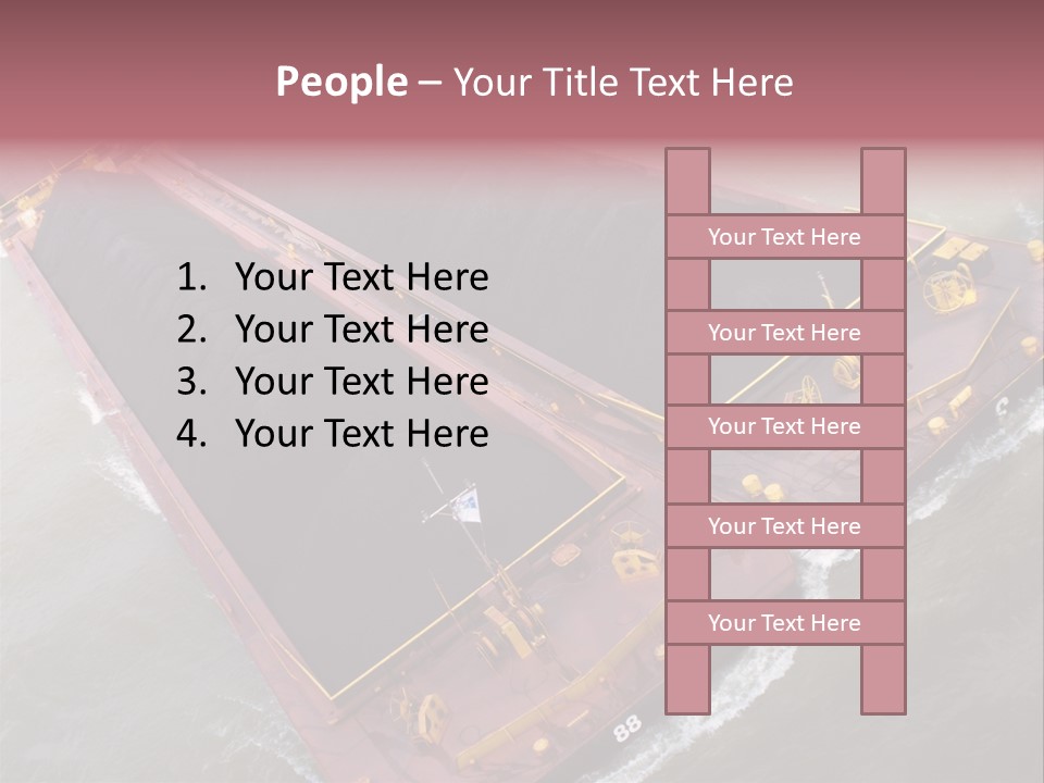 Load Tugboat Logistic PowerPoint Template