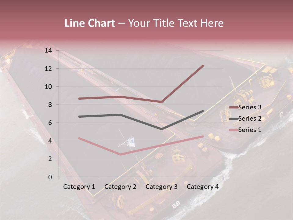 Load Tugboat Logistic PowerPoint Template