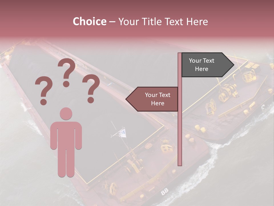 Load Tugboat Logistic PowerPoint Template