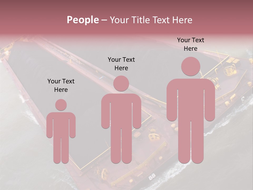 Load Tugboat Logistic PowerPoint Template