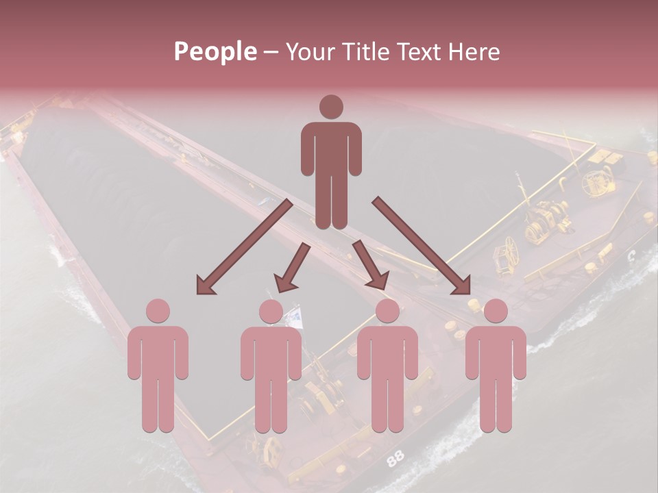 Load Tugboat Logistic PowerPoint Template