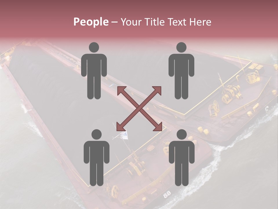 Load Tugboat Logistic PowerPoint Template