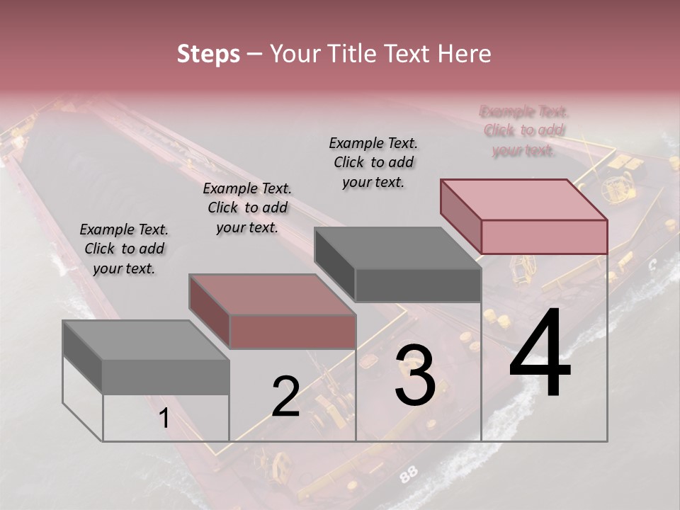 Load Tugboat Logistic PowerPoint Template