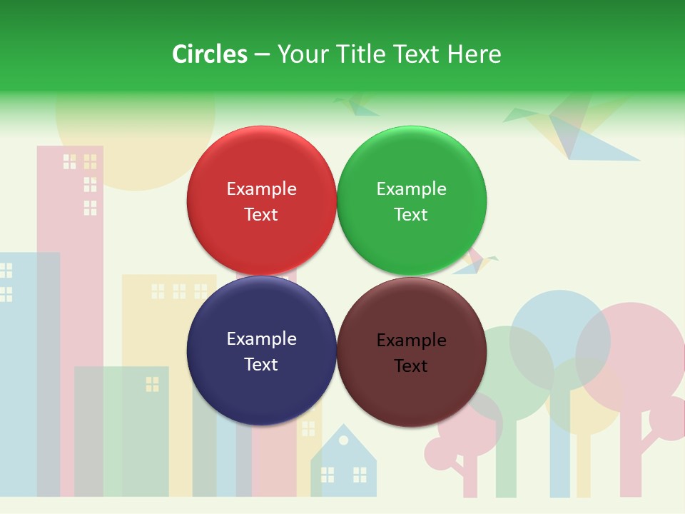 Sky Wing Urban PowerPoint Template