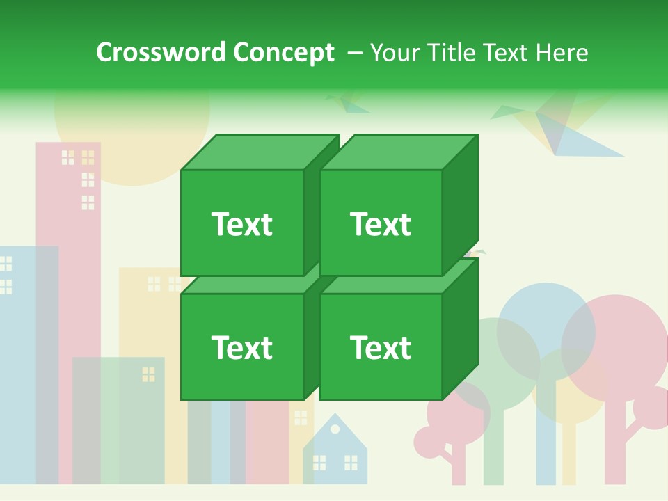 Sky Wing Urban PowerPoint Template