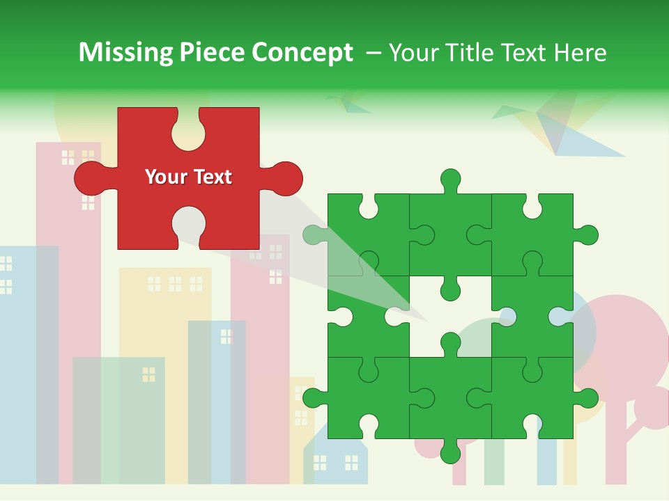 Sky Wing Urban PowerPoint Template