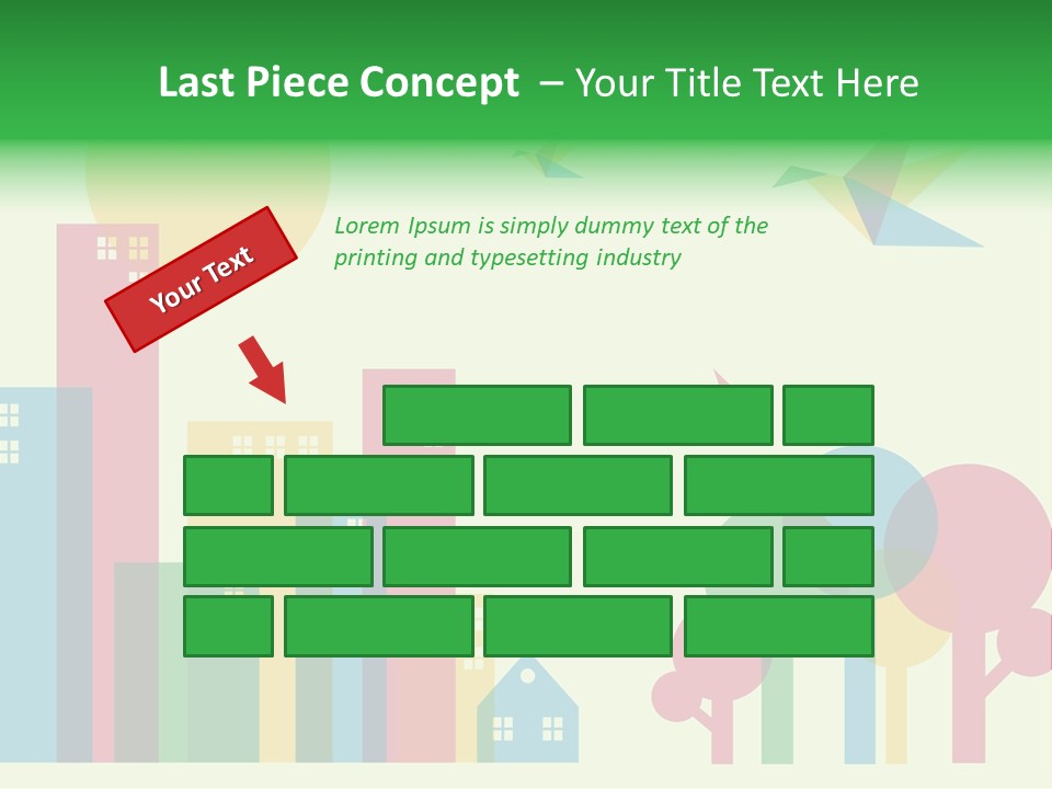 Sky Wing Urban PowerPoint Template