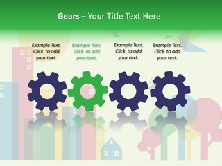 Sky Wing Urban PowerPoint Template