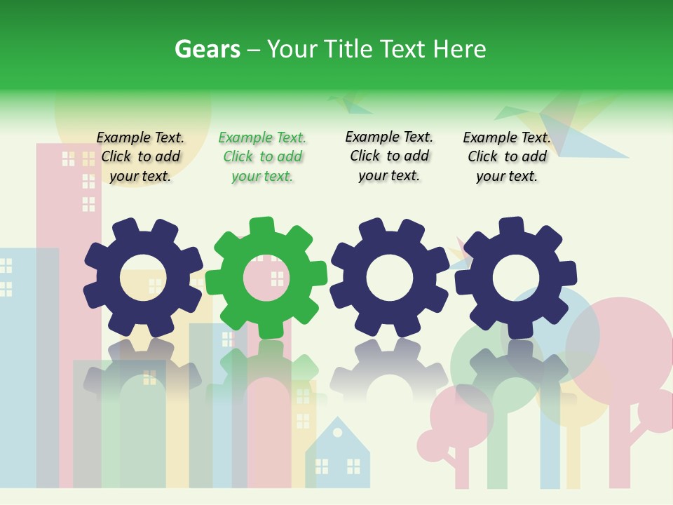 Sky Wing Urban PowerPoint Template