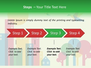 Sky Wing Urban PowerPoint Template