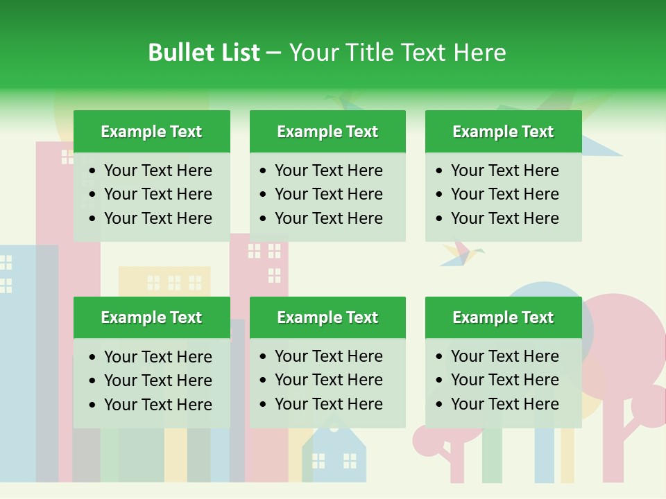 Sky Wing Urban PowerPoint Template