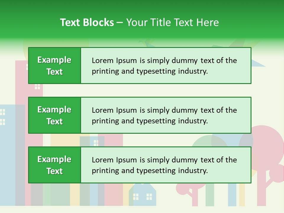 Sky Wing Urban PowerPoint Template
