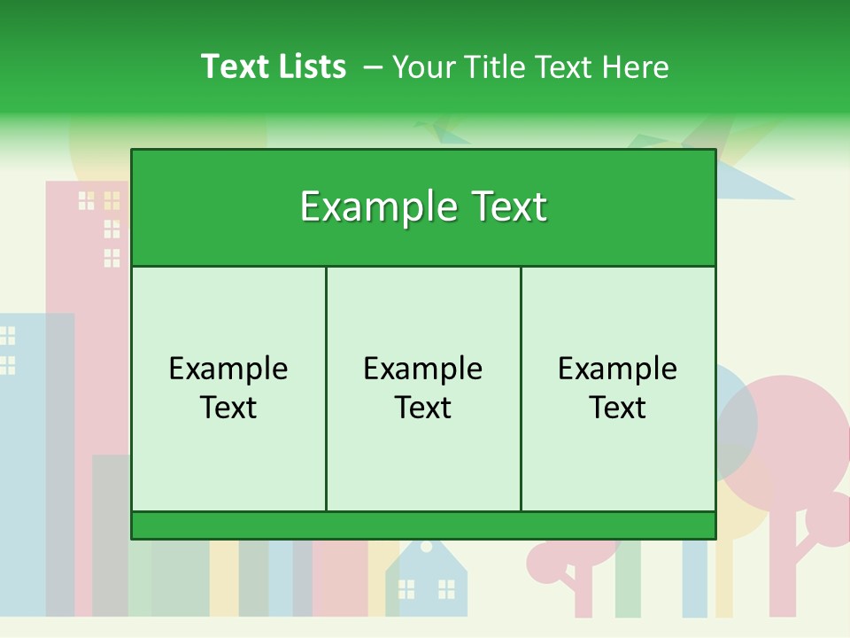Sky Wing Urban PowerPoint Template