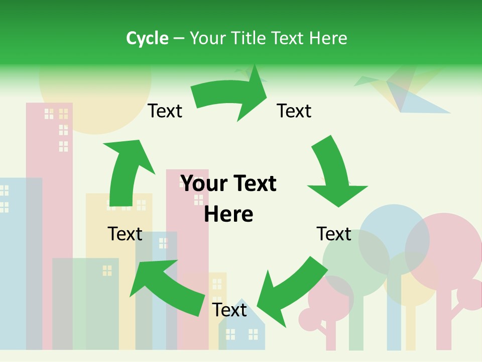 Sky Wing Urban PowerPoint Template