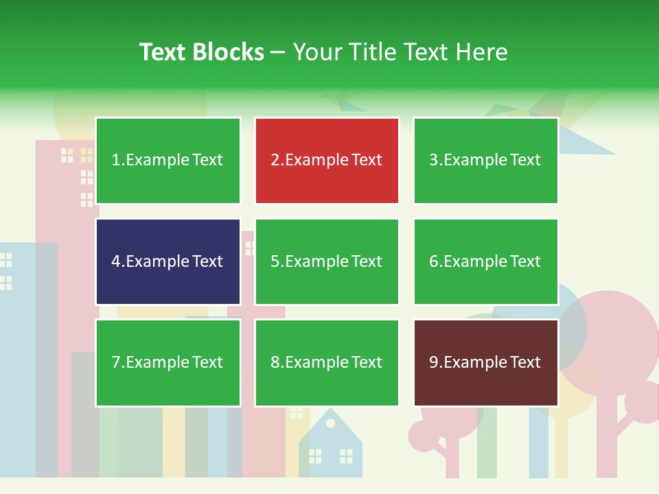 Sky Wing Urban PowerPoint Template