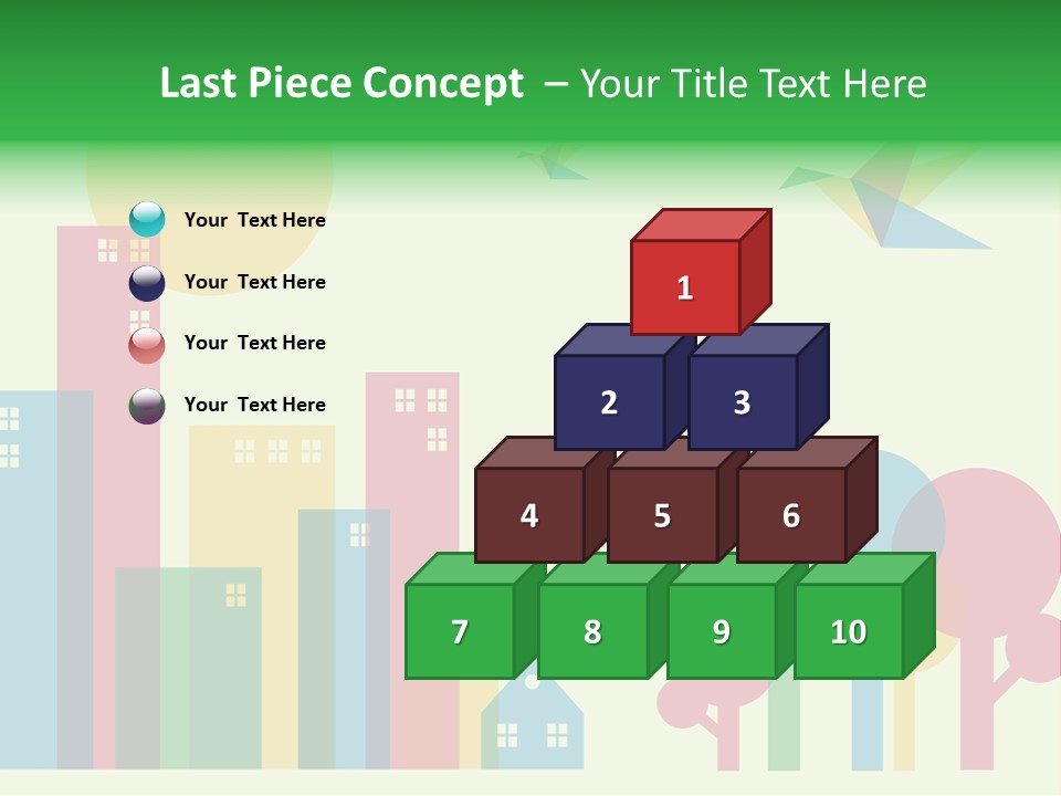 Sky Wing Urban PowerPoint Template