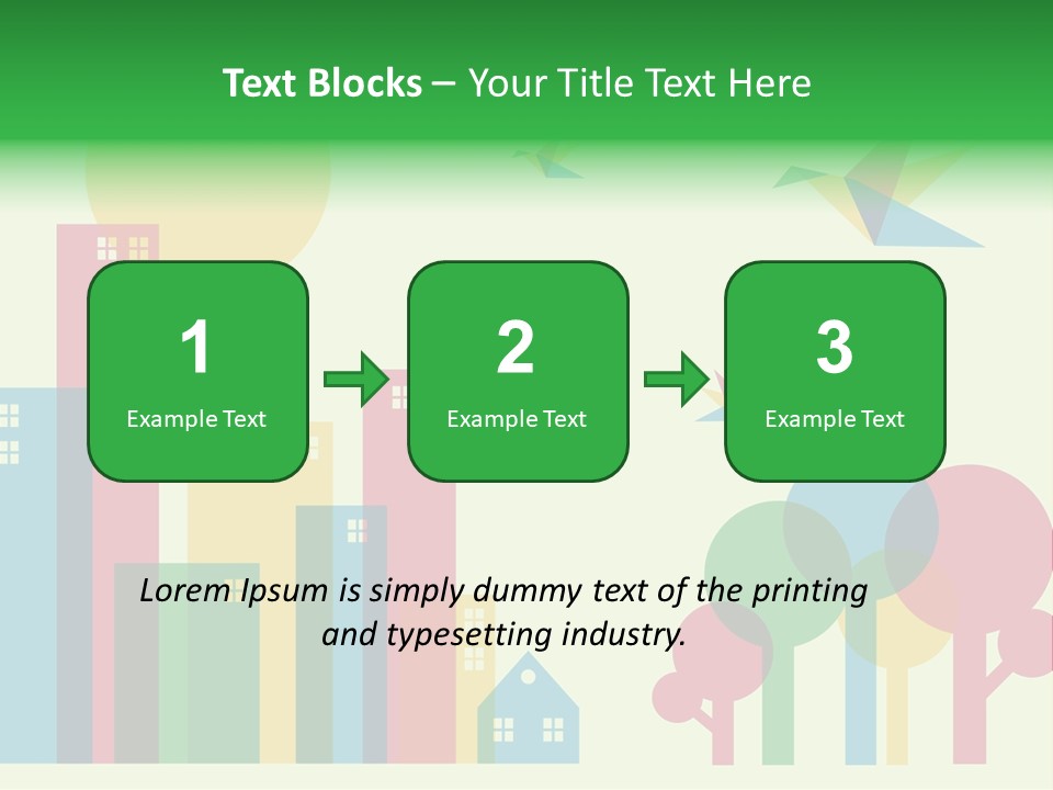 Sky Wing Urban PowerPoint Template