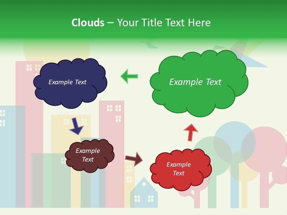 Sky Wing Urban PowerPoint Template