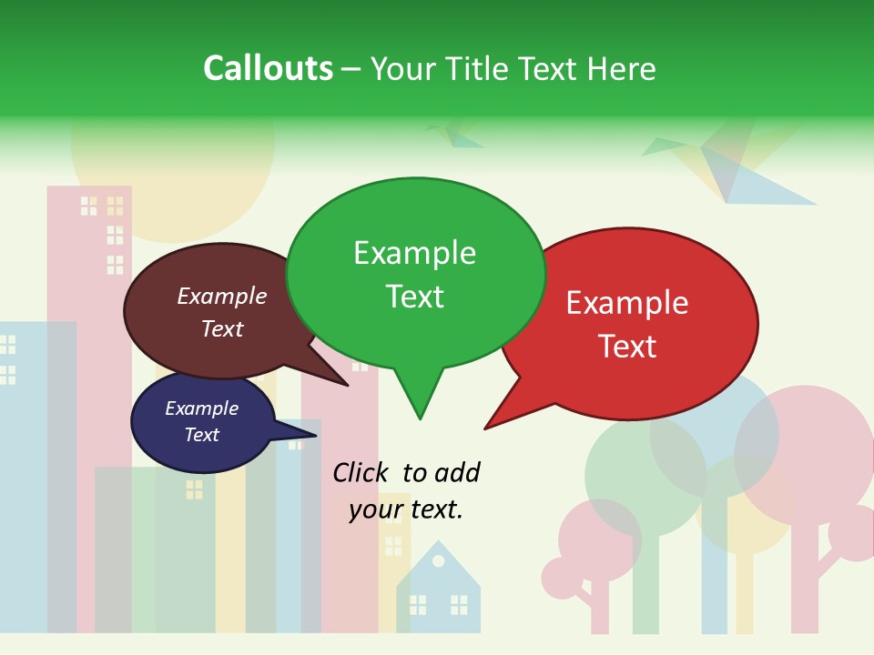 Sky Wing Urban PowerPoint Template
