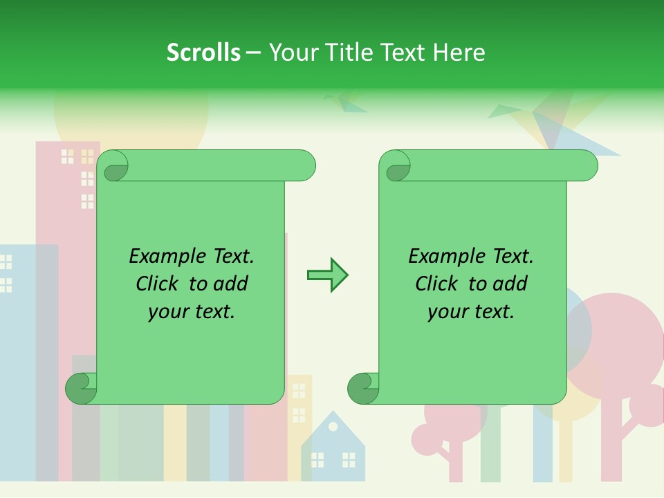 Sky Wing Urban PowerPoint Template