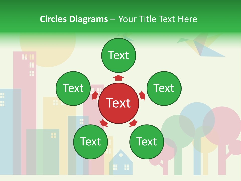 Sky Wing Urban PowerPoint Template