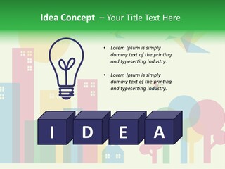 Sky Wing Urban PowerPoint Template