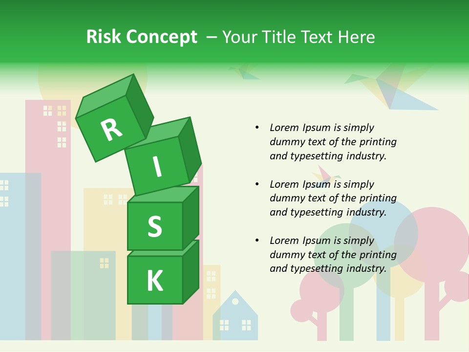 Sky Wing Urban PowerPoint Template