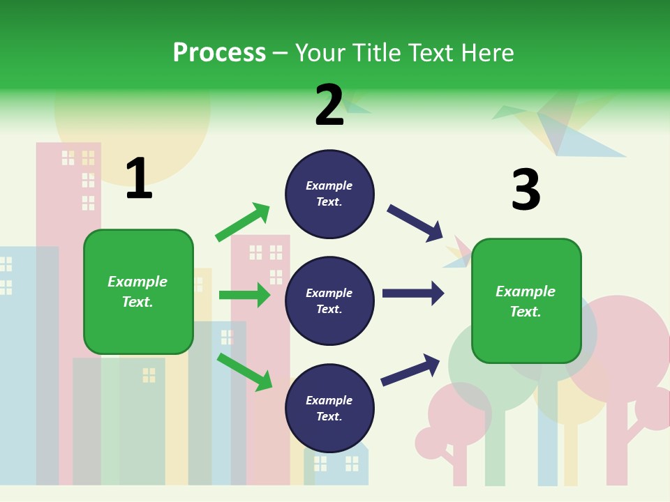 Sky Wing Urban PowerPoint Template