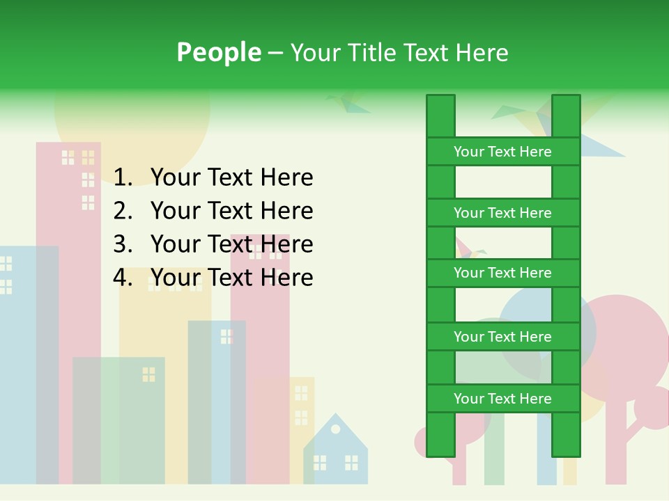 Sky Wing Urban PowerPoint Template