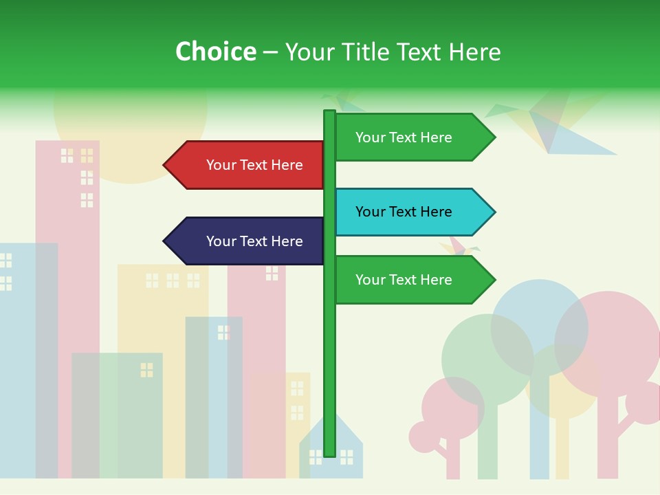 Sky Wing Urban PowerPoint Template