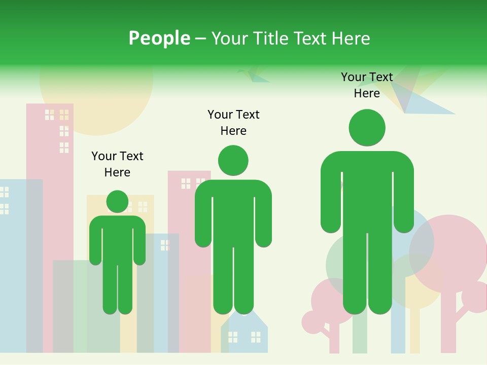 Sky Wing Urban PowerPoint Template