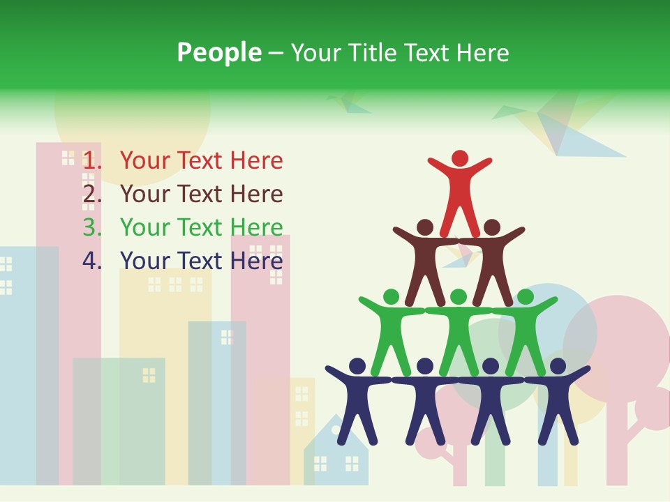 Sky Wing Urban PowerPoint Template