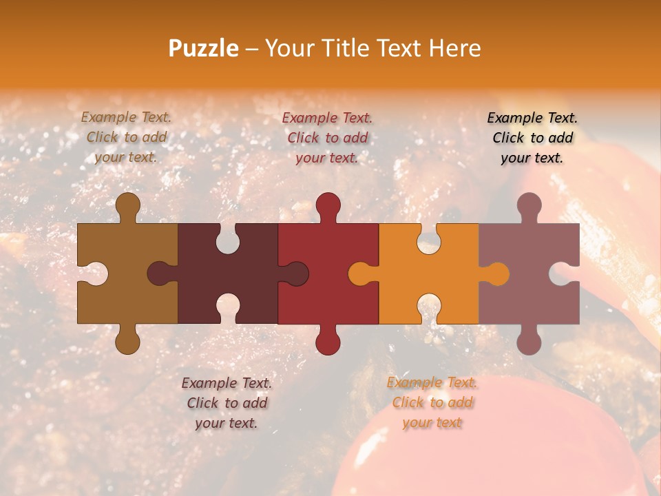 Fillet Meat Gourmet PowerPoint Template