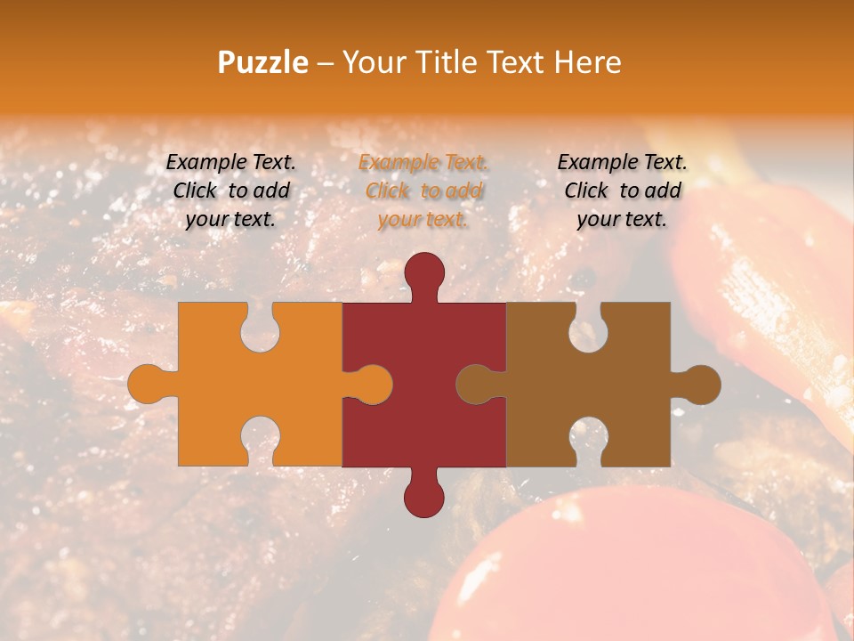 Fillet Meat Gourmet PowerPoint Template