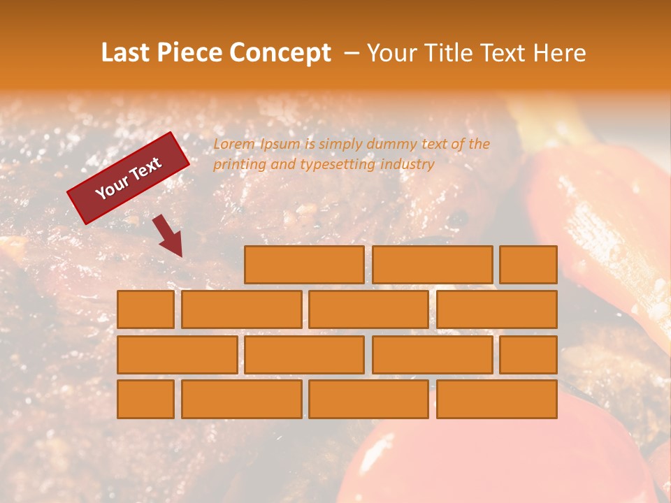 Fillet Meat Gourmet PowerPoint Template
